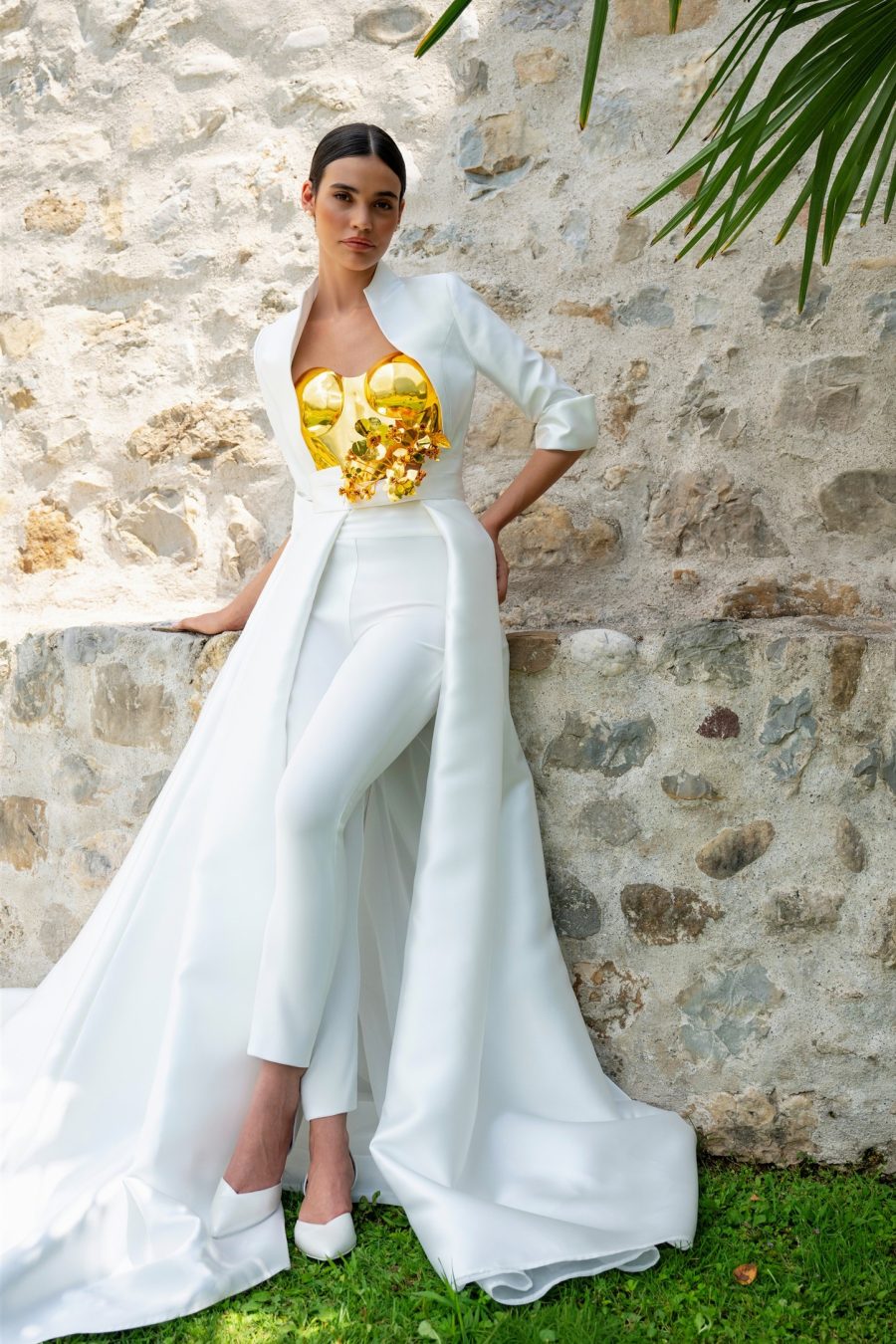 Completo da sposa MG2632 NOX Nuova Collezione 2026 Michele Gritti