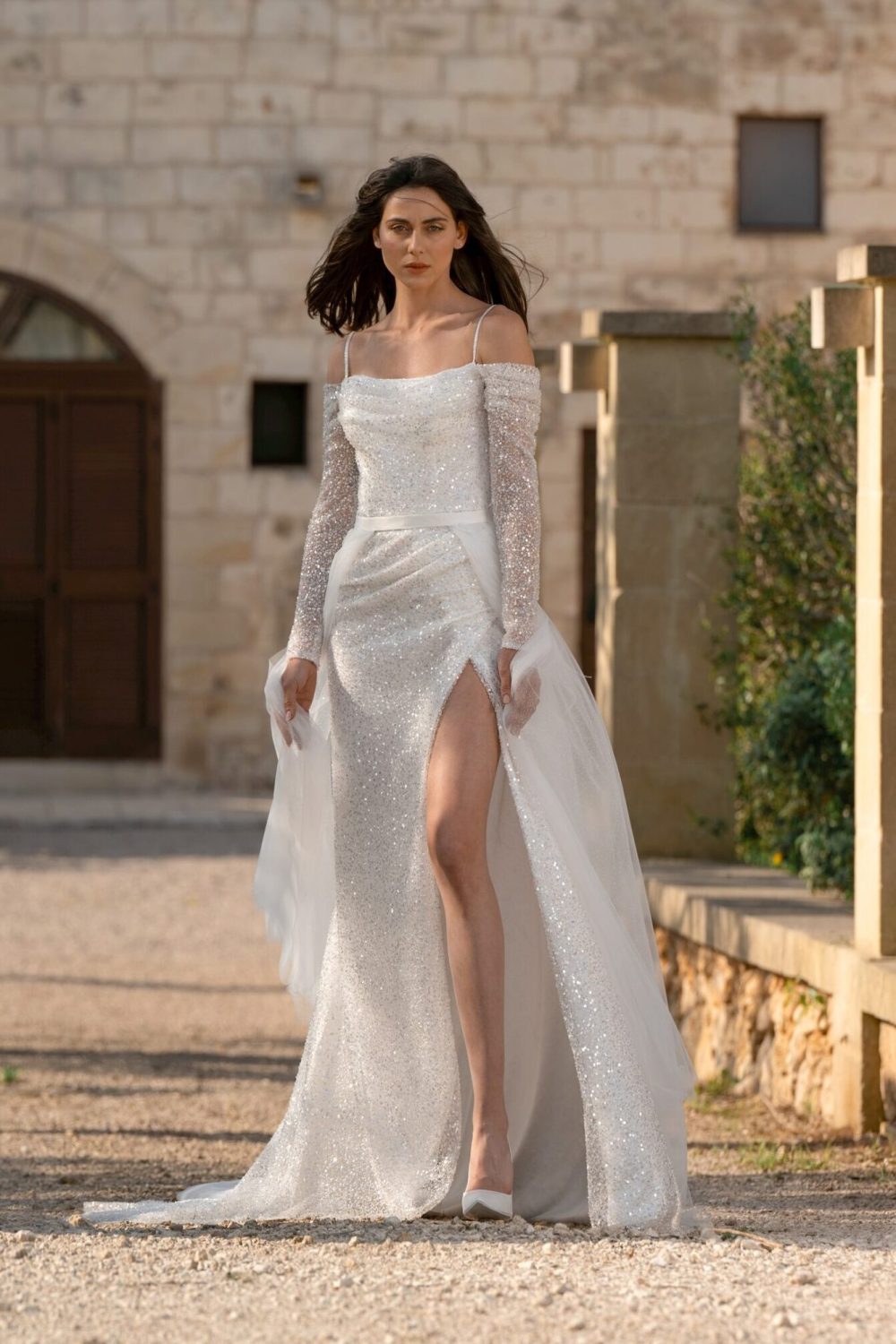 ABITO DA SPOSA MICHELE GRITTI 24 MODELLO MG2419 LISBONA
